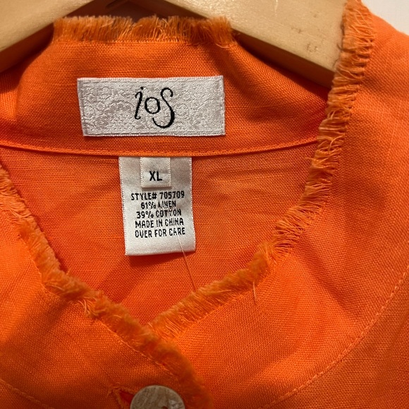 IOS Dress Sz XL Linen/Cotton Used Once - Picture 4 of 4